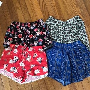 Bundle of 4 Shorts